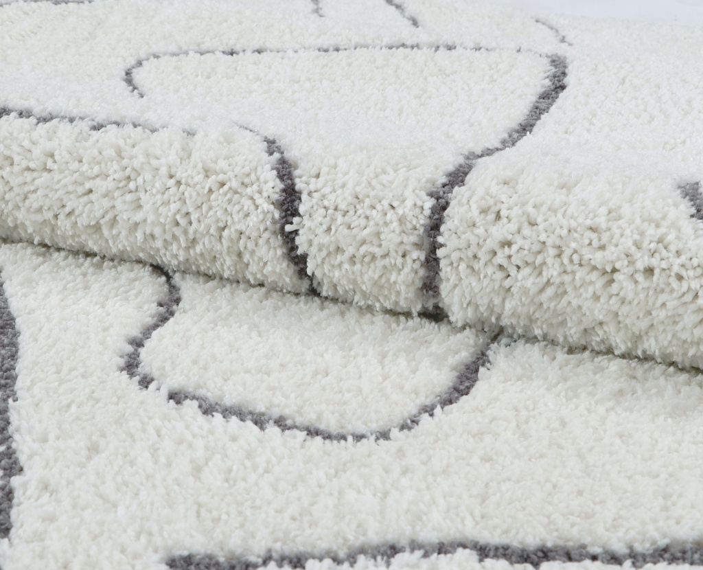 Silkhouse Rug Affection Chinchilla Abstract Low Pile Indoor Rug