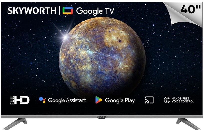 Skyworth 40" FHD Google Smart TV 40E5400H Chromecast HDR