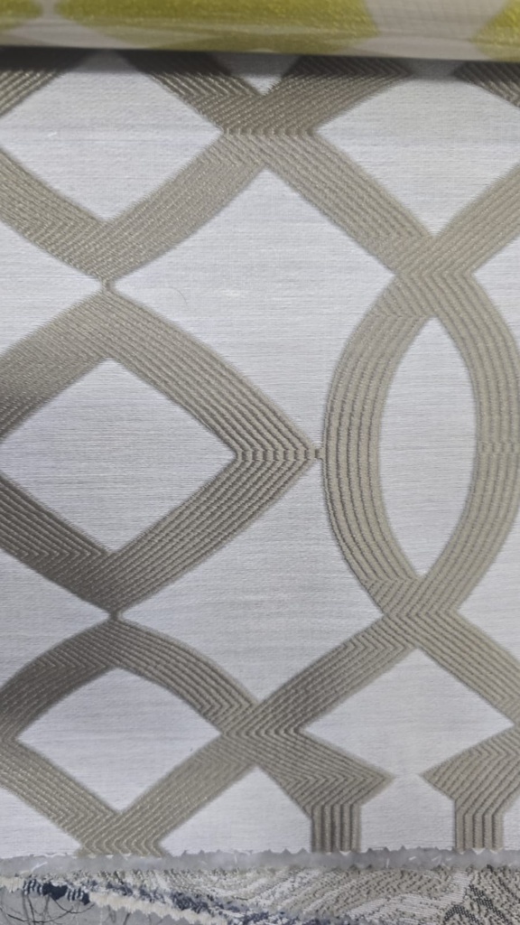 River Fabric Dimitri Sand Curtain Fabric 280cm