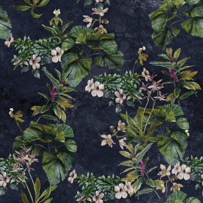 Silkhouse Moremi Midnight Botanical Fabric 280cm