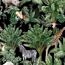 Silkhouse Giraffe Manor Night Cotton Fabric 280cm