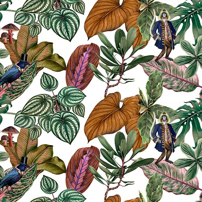 Out Of Africa Mand Miral Day Printed Cotton Fabric (280cm Wide)