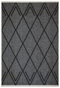 Crossland Anthracite Geometric Rug Silkhouse 160×220