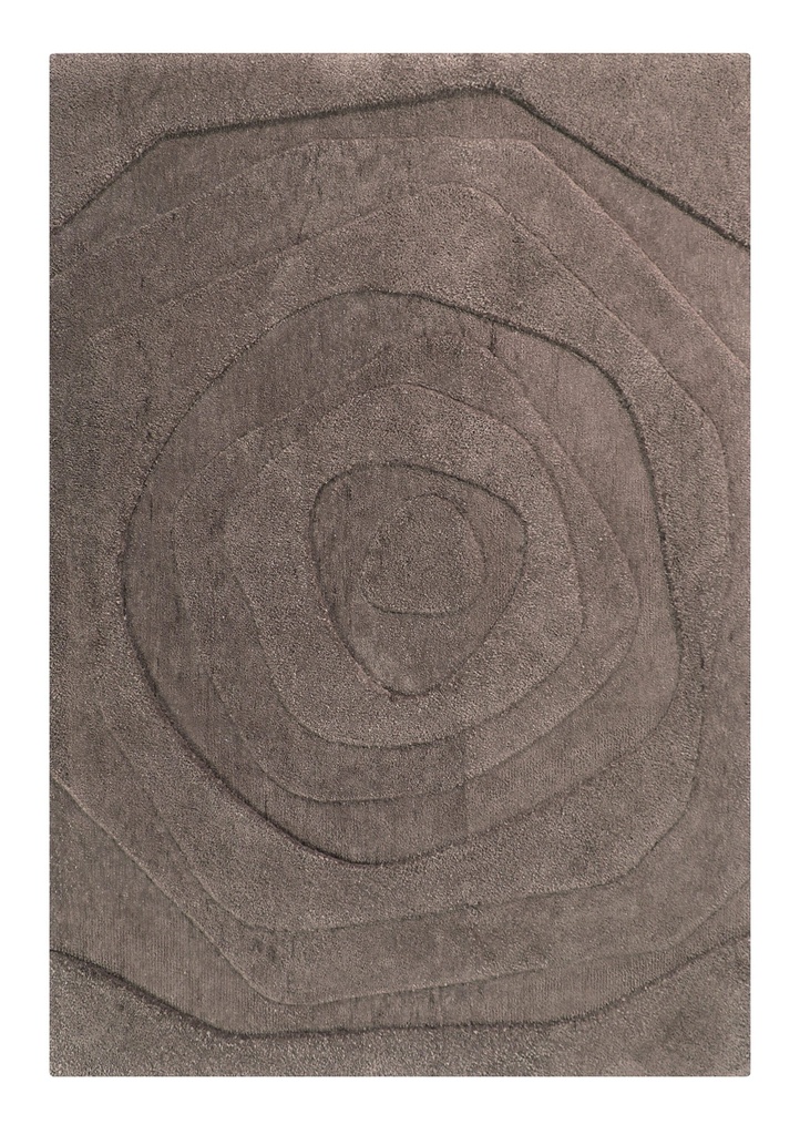 Helix Sepia Geometric Rug Silkhouse 240×340