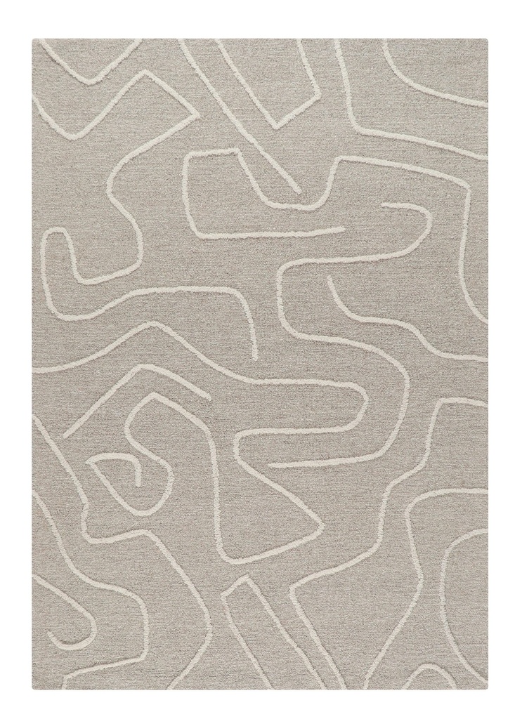 Helsinki Sand Castle Abstract Rug - Silkhouse 200×300 cm Medium Pile