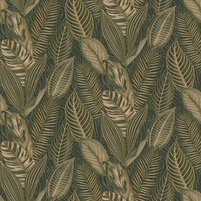 Silkhouse Casa Mila - Chromafoli Wallpaper in Evergreen