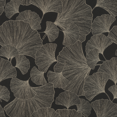 Silkhouse Casa Mila - Golden Ginko Wallpaper in Midas