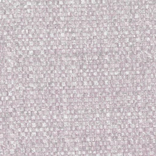Broadwalk - Glitterati Foil-Printed Check Upholstery Fabric in Pearl (142cm Wide)