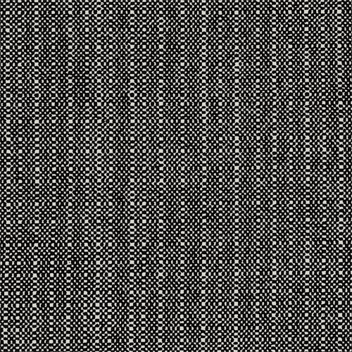 Copacabana Outdoor Carais Jacquard Check Upholstery Fabric in Noir (140cm Wide)